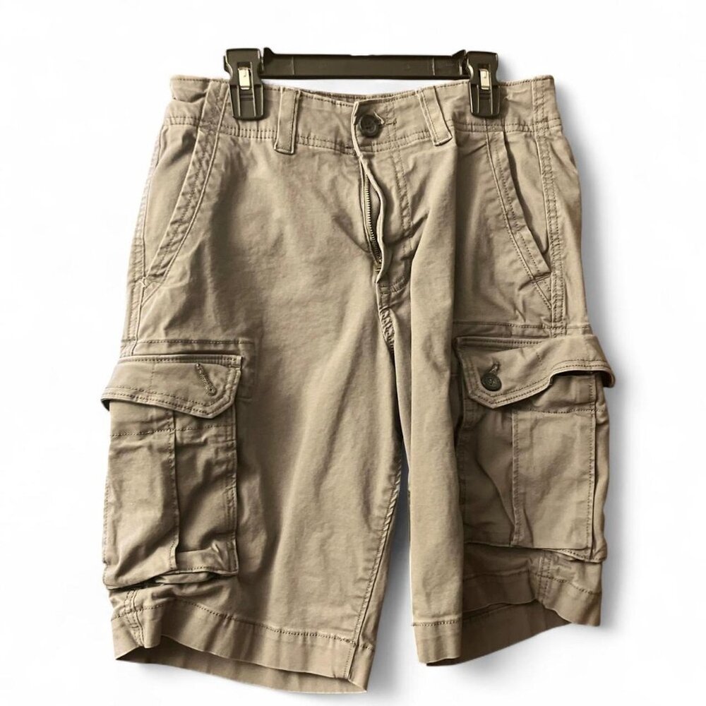 Grey cargo shorts
